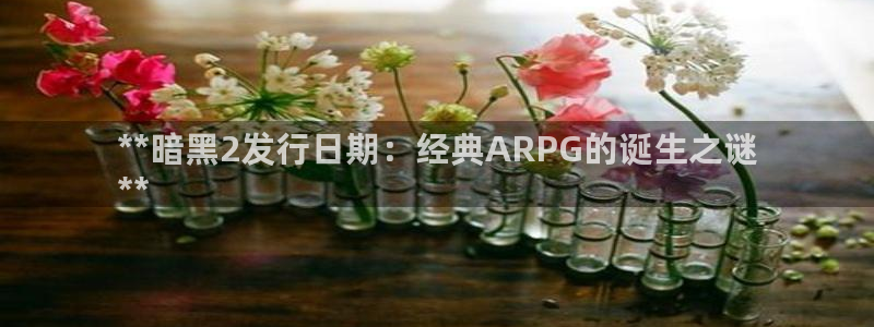 旺财28创造奇迹登录最简单三个步骤：**暗黑2发行日期：经典ARPG的诞生之谜
**